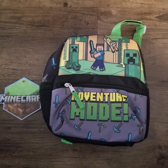 Minecraft 10" Creeper backpack - Picture 1 of 7